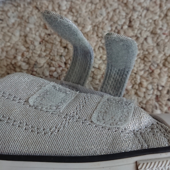 Converse Chuck Taylor All Star sneakers sparkly gray size 9 - Picture 12 of 14